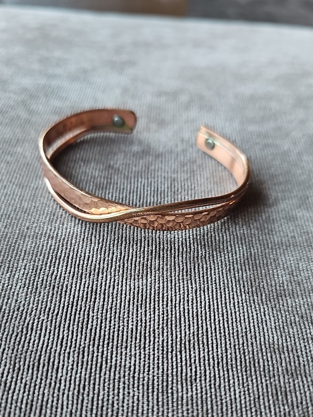Sergio LUB Copper-Tone Twisted Cuff Bracelet